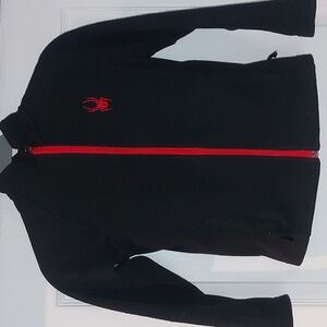 Spyder Kids Black Jacket with Red Details